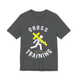 Cross Training — Matthew 16:24 | Unisex Jersey Short Sleeve Christian T-Shirt