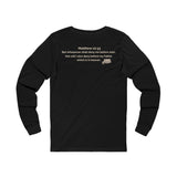 Deny Me — Matthew 10:33 | Minimalist Christian Long Sleeve Tee