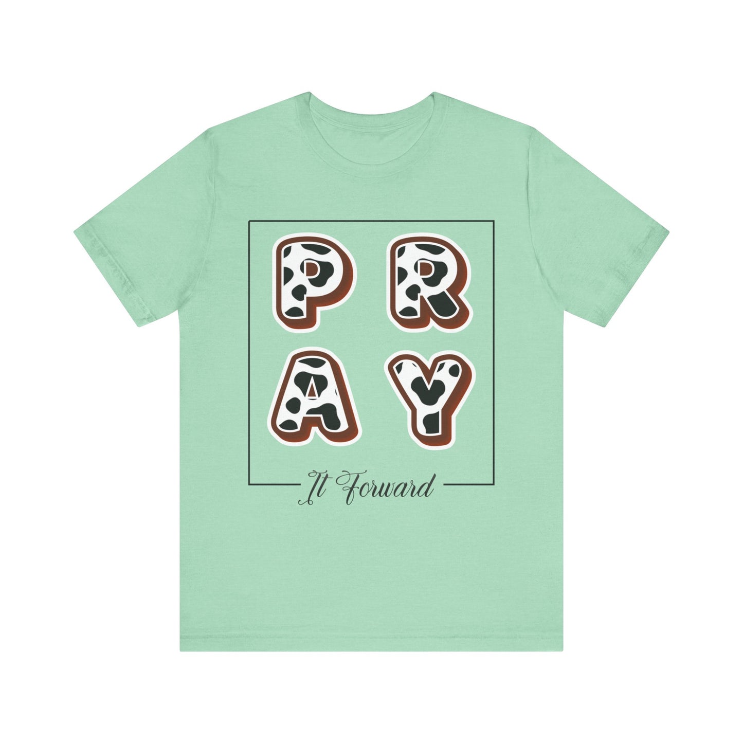 Pray It Forward Tee — Romans 12:12 | Unisex Christian Jersey T-Shirt | Inspirational Prayer Shirt | Faith-Based Apparel