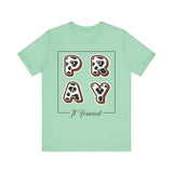 Pray It Forward Tee — Romans 12:12 | Unisex Christian Jersey T-Shirt | Inspirational Prayer Shirt | Faith-Based Apparel