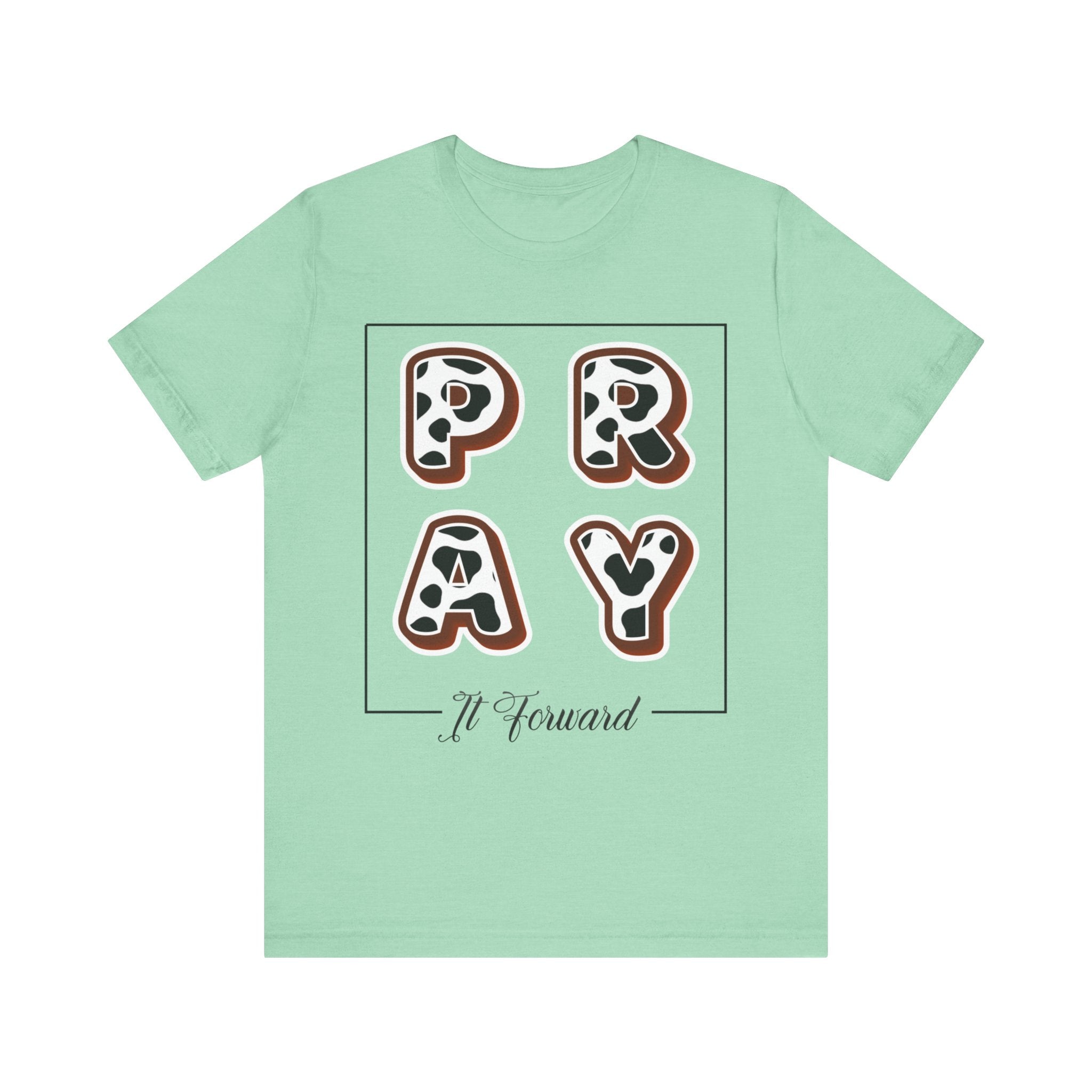Pray It Forward Tee — Romans 12:12 | Unisex Christian Jersey T-Shirt | Inspirational Prayer Shirt | Faith-Based Apparel
