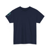Rejoice & Be Glad — Psalm 118:24 Pop-Color Back Print | Unisex Heavy Cotton Christian T-Shirt