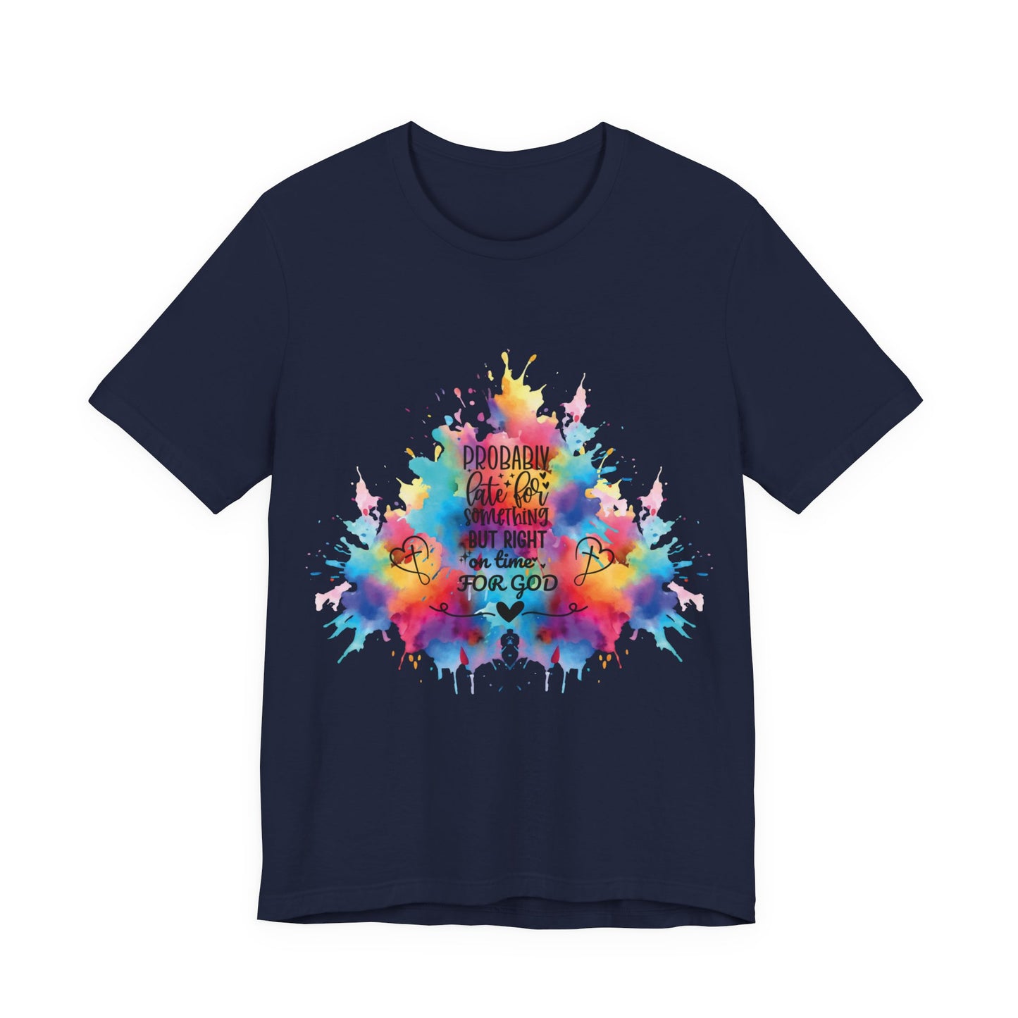 Ecclesiastes 3:1 T-Shirt – Unisex Jersey Short Sleeve Tee with Color Splash Artwork, Inspirational Bible Verse