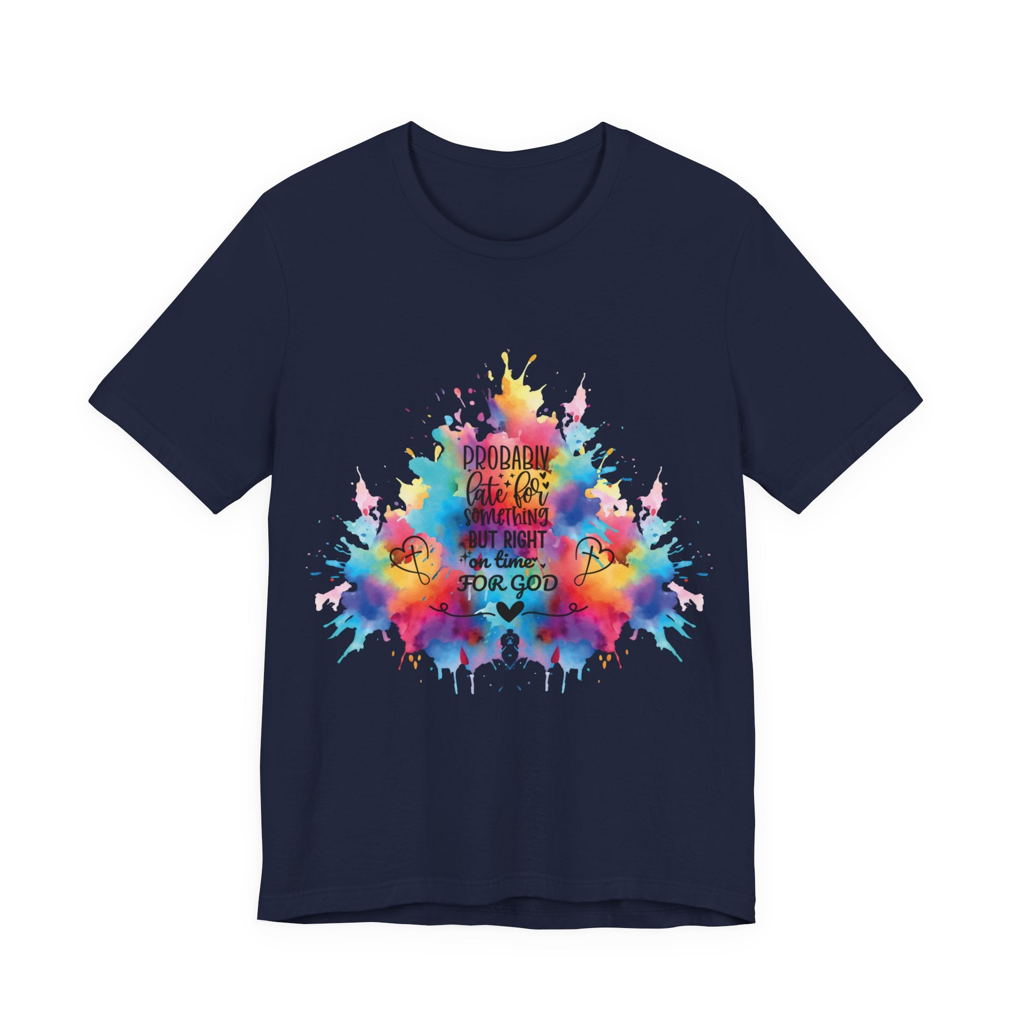 Ecclesiastes 3:1 T-Shirt – Unisex Jersey Short Sleeve Tee with Color Splash Artwork, Inspirational Bible Verse