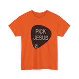 Luke 19:10 “Pick Jesus” Christian T-Shirt | Unisex Heavy Cotton Faith & Worship Tee