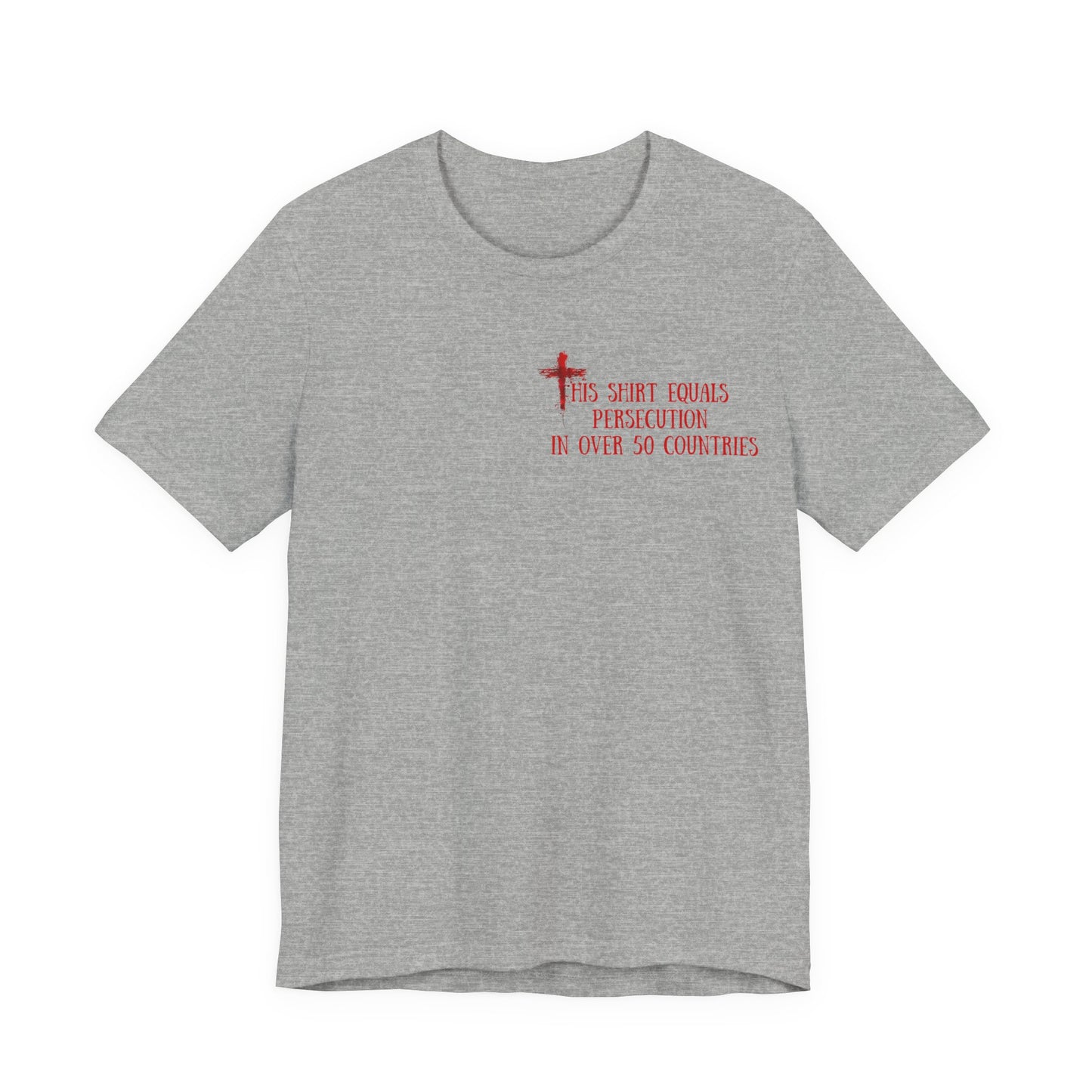 Not Ashamed of the Gospel Tee — Romans 1:16 | Christian Faith Jersey Unisex Shirt