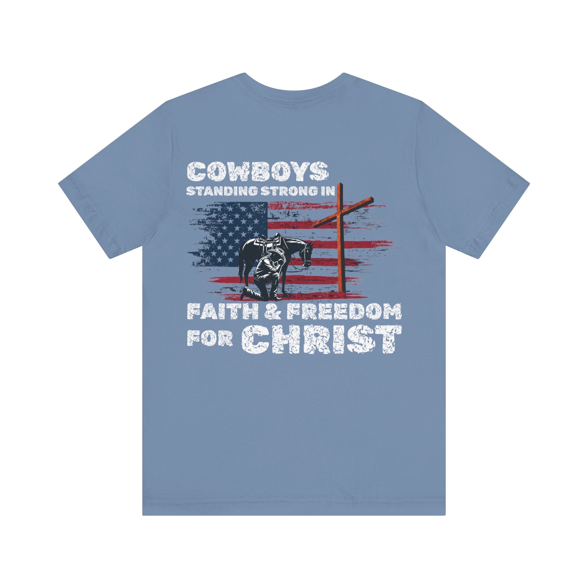Cowboys for Christ — Faith & Freedom Tee | Unisex Jersey Short Sleeve Christian T-Shirt