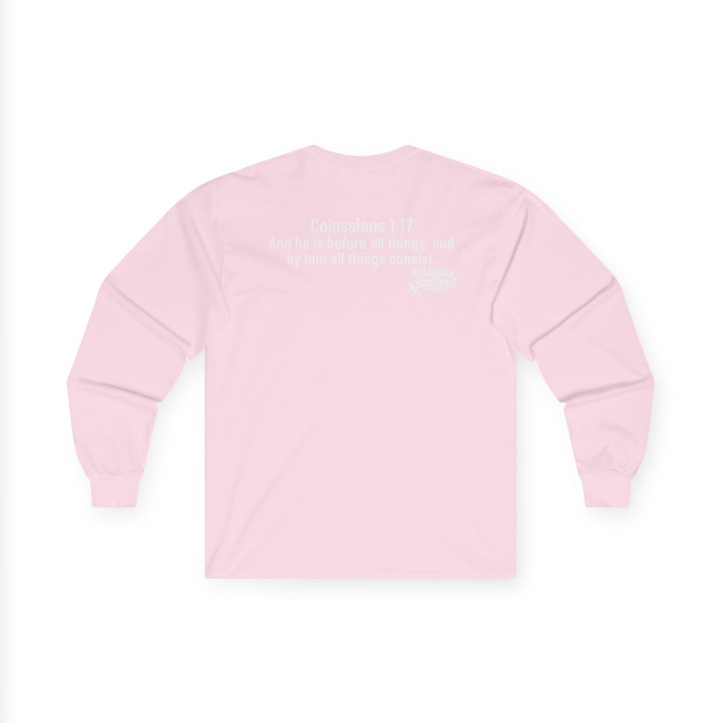 GOAT — God Over All Things | Colossians 1:17 Long Sleeve Unisex Christian T-Shirt