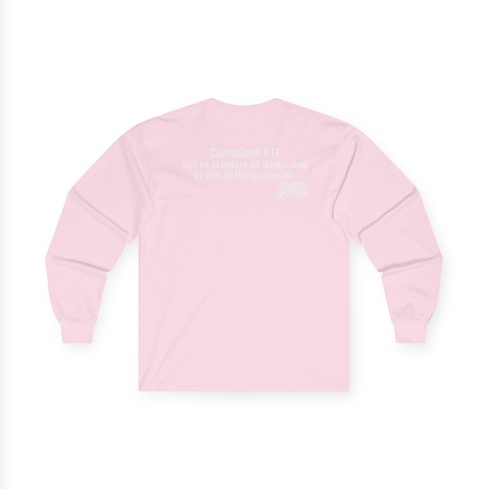 GOAT — God Over All Things | Colossians 1:17 Long Sleeve Unisex Christian T-Shirt