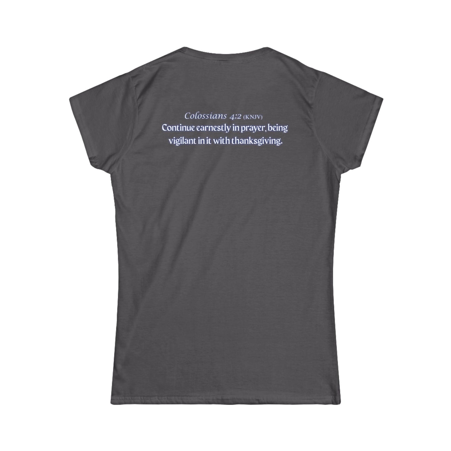This Mama Prays Tee | Colossians 4:2 Scripture Shirt | Women’s Christian T-Shirt | Faith-Based Mother’s Day Gift