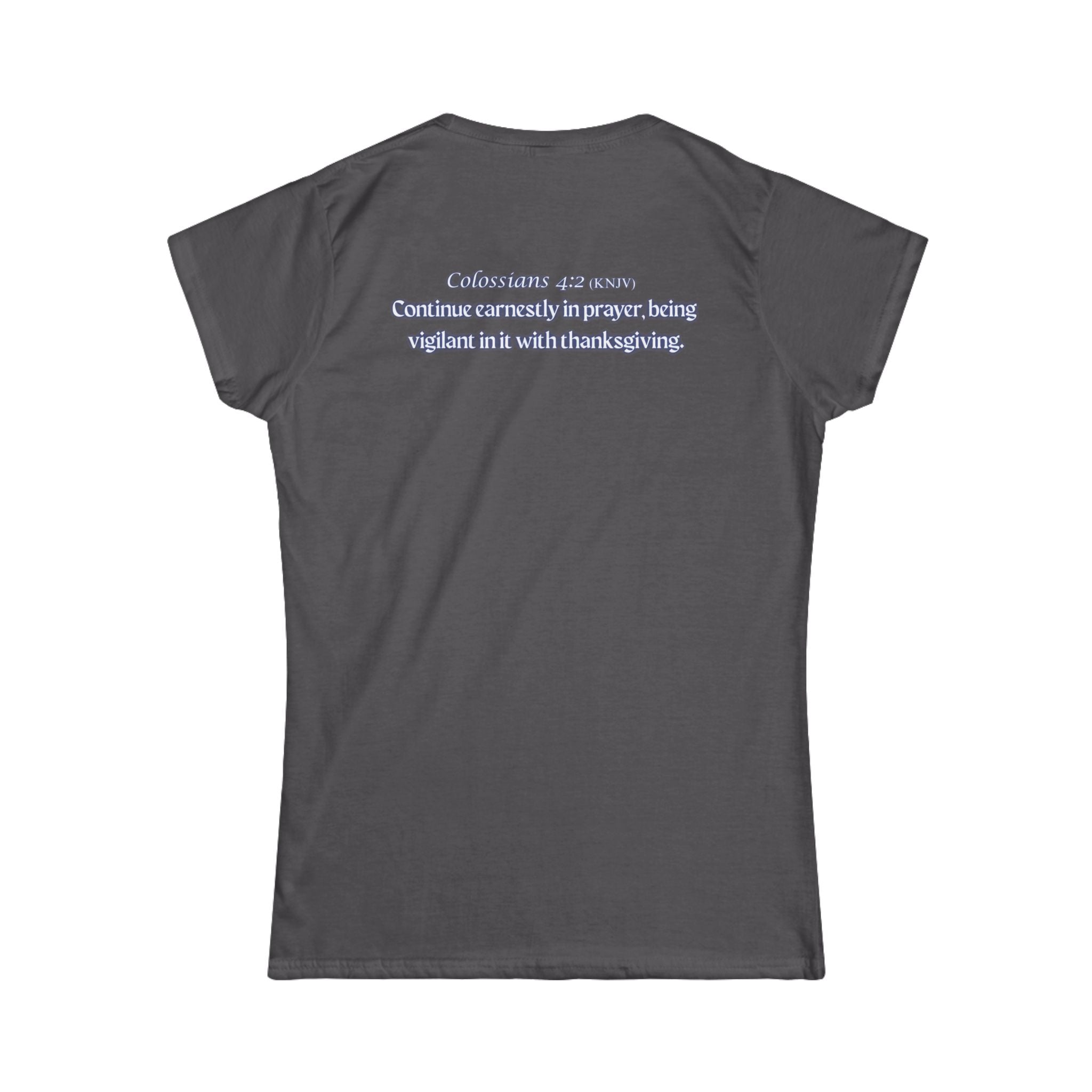 This Mama Prays Tee | Colossians 4:2 Scripture Shirt | Women’s Christian T-Shirt | Faith-Based Mother’s Day Gift