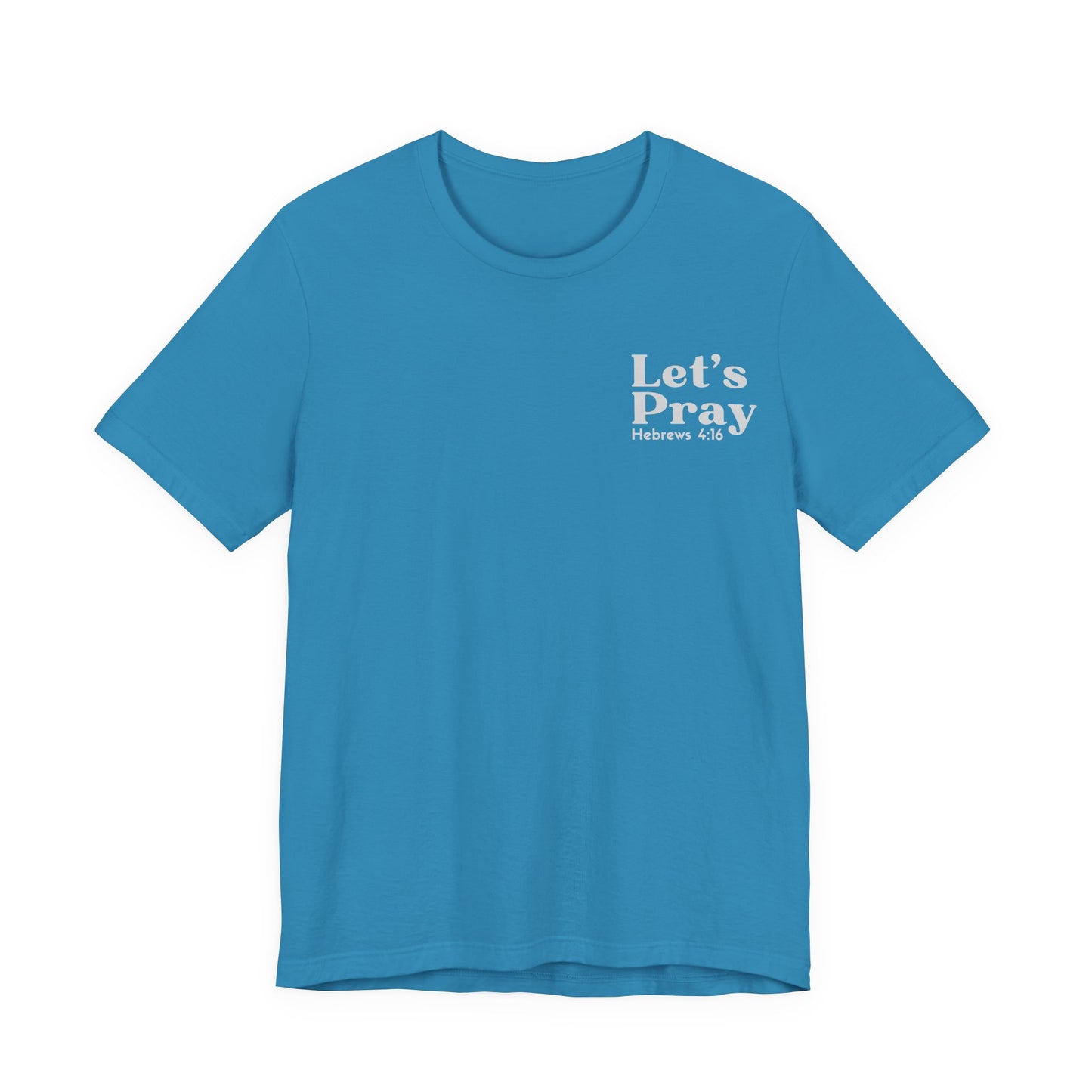 Need Prayer? Tap My Shoulder | Hebrews 4:16 Christian Outreach Jersey T-Shirt