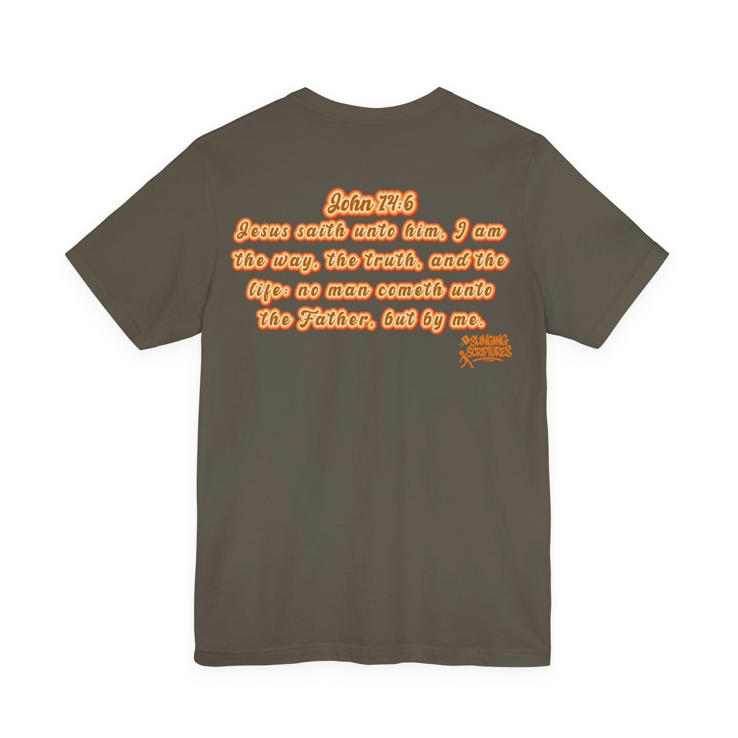 BRB — Jesus Retro Script | John 14:6 Unisex Jersey Short Sleeve Christian T-Shirt