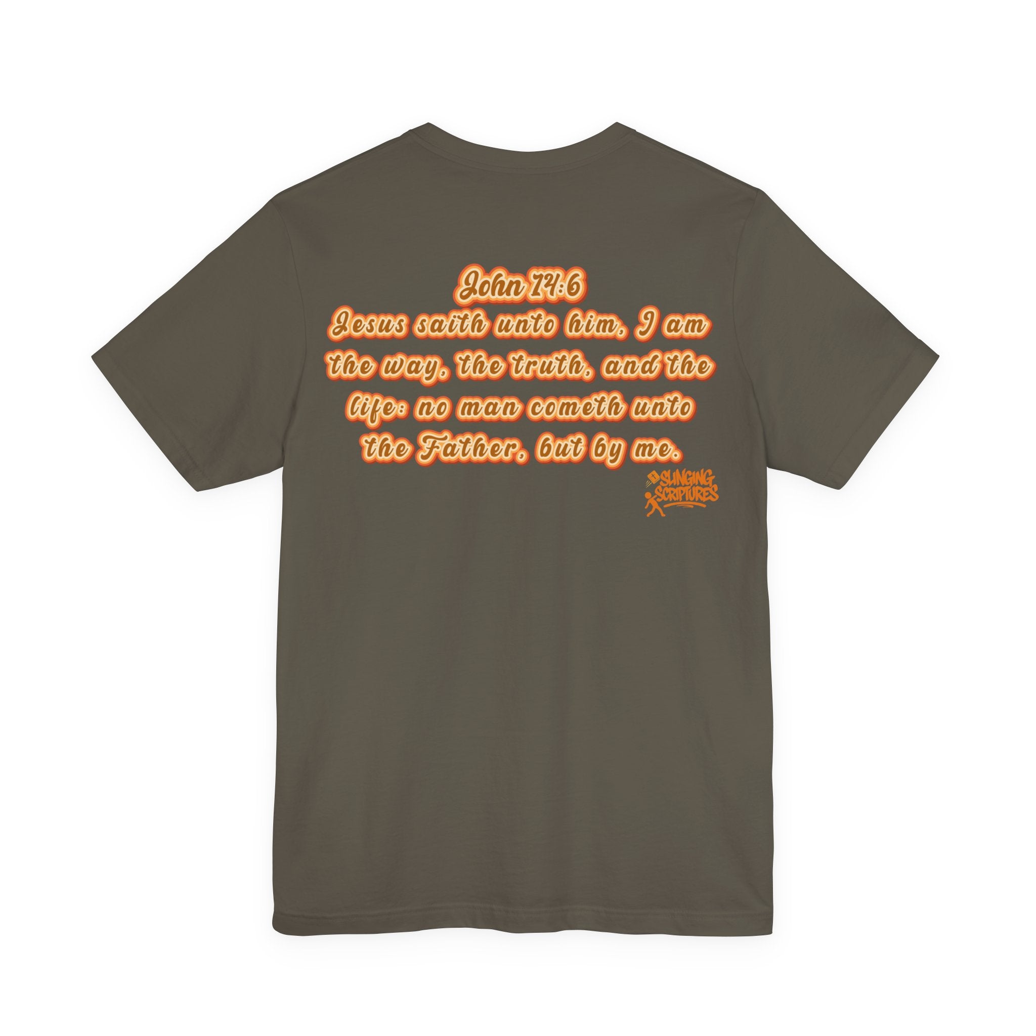 BRB — Jesus Retro Script | John 14:6 Unisex Jersey Short Sleeve Christian T-Shirt