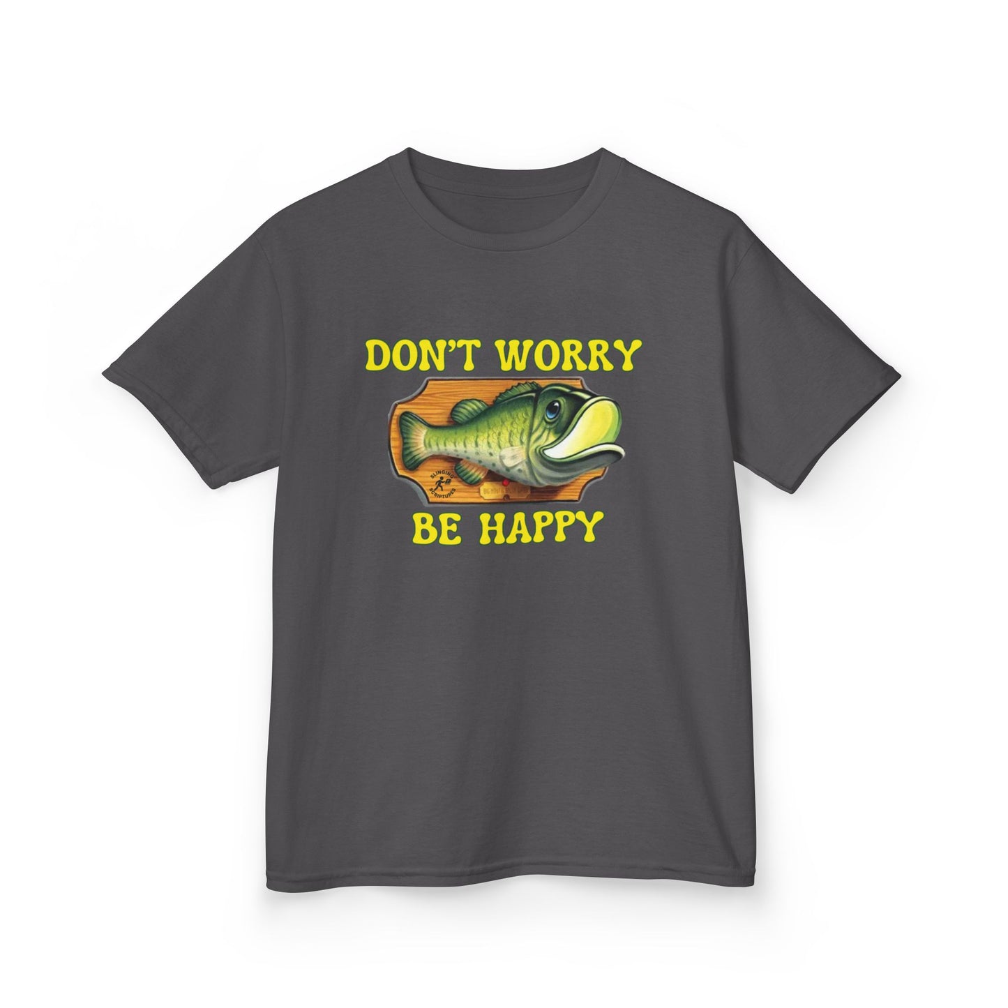 Don’t Worry, Be Happy Kids Tee | Philippians 4:6-7 Scripture Shirt