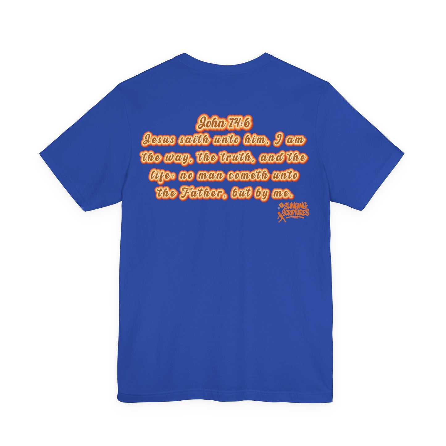 BRB — Jesus Retro Script | John 14:6 Unisex Jersey Short Sleeve Christian T-Shirt