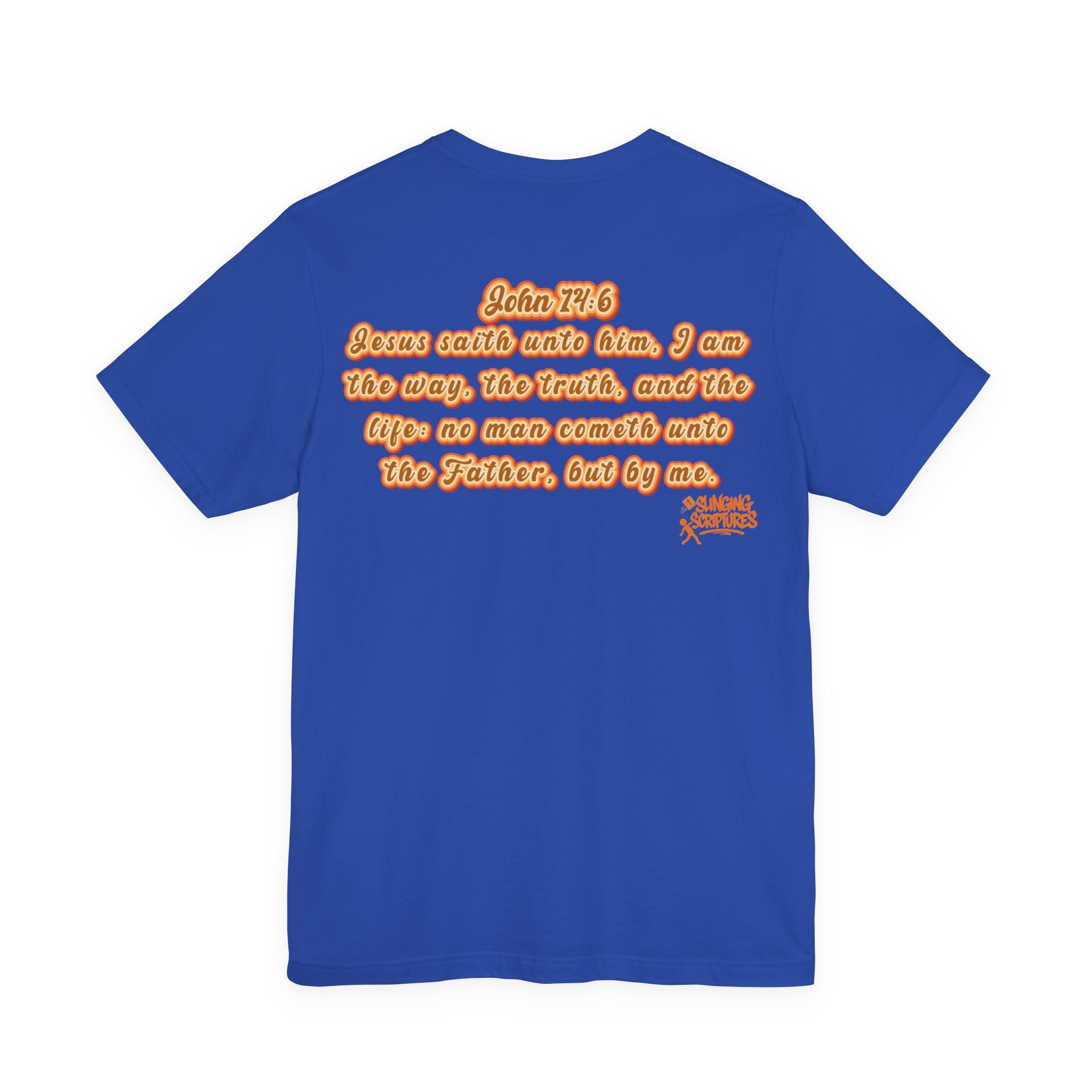 BRB — Jesus Retro Script | John 14:6 Unisex Jersey Short Sleeve Christian T-Shirt