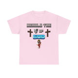 Behold the Lamb of God Tee | John 1:9 Scripture Shirt | Christian Gamer Style | Unisex Heavy Cotton Faith-Based T-Shirt