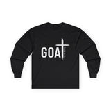 GOAT — God Over All Things | Colossians 1:17 Long Sleeve Unisex Christian T-Shirt
