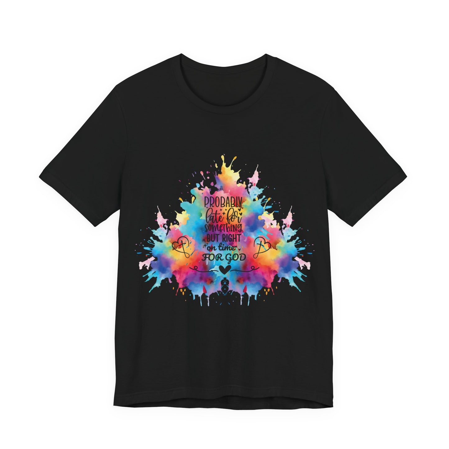 Ecclesiastes 3:1 T-Shirt – Unisex Jersey Short Sleeve Tee with Color Splash Artwork, Inspirational Bible Verse
