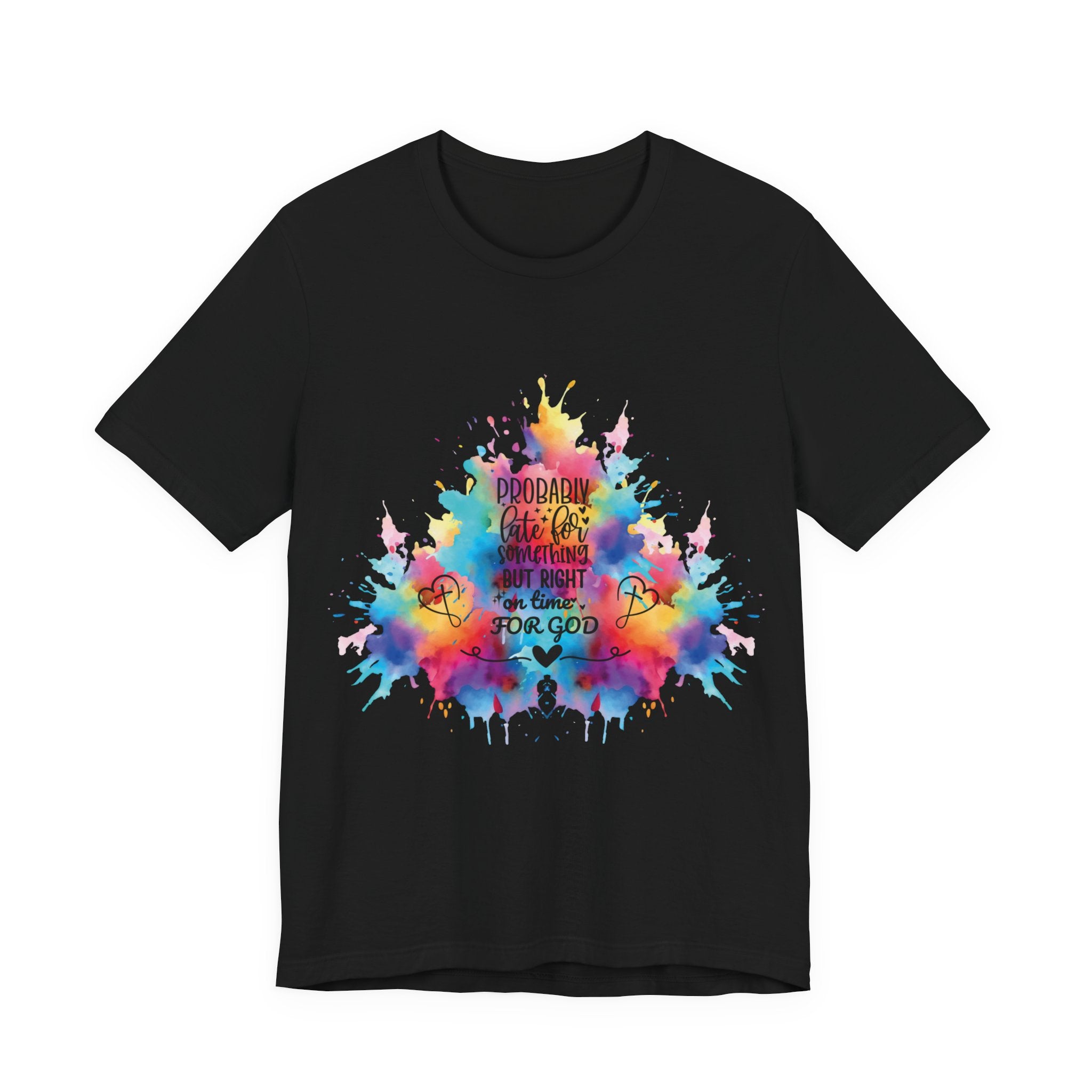 Ecclesiastes 3:1 T-Shirt – Unisex Jersey Short Sleeve Tee with Color Splash Artwork, Inspirational Bible Verse