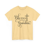 Blessed Grandma Christian T-Shirt, Faith Gift for Grandma, Mother’s Day Religious Shirt, Cute Southern Grandma Tee