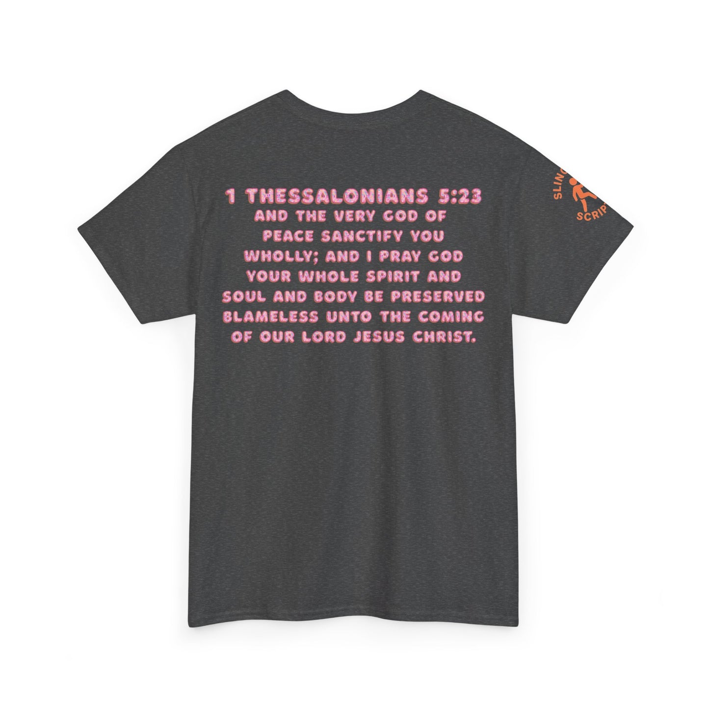 Donut Worry Inspirational Tee | Unisex Heavy Cotton Christian T-Shirt | Faith-Based Apparel | Positive Message Gift
