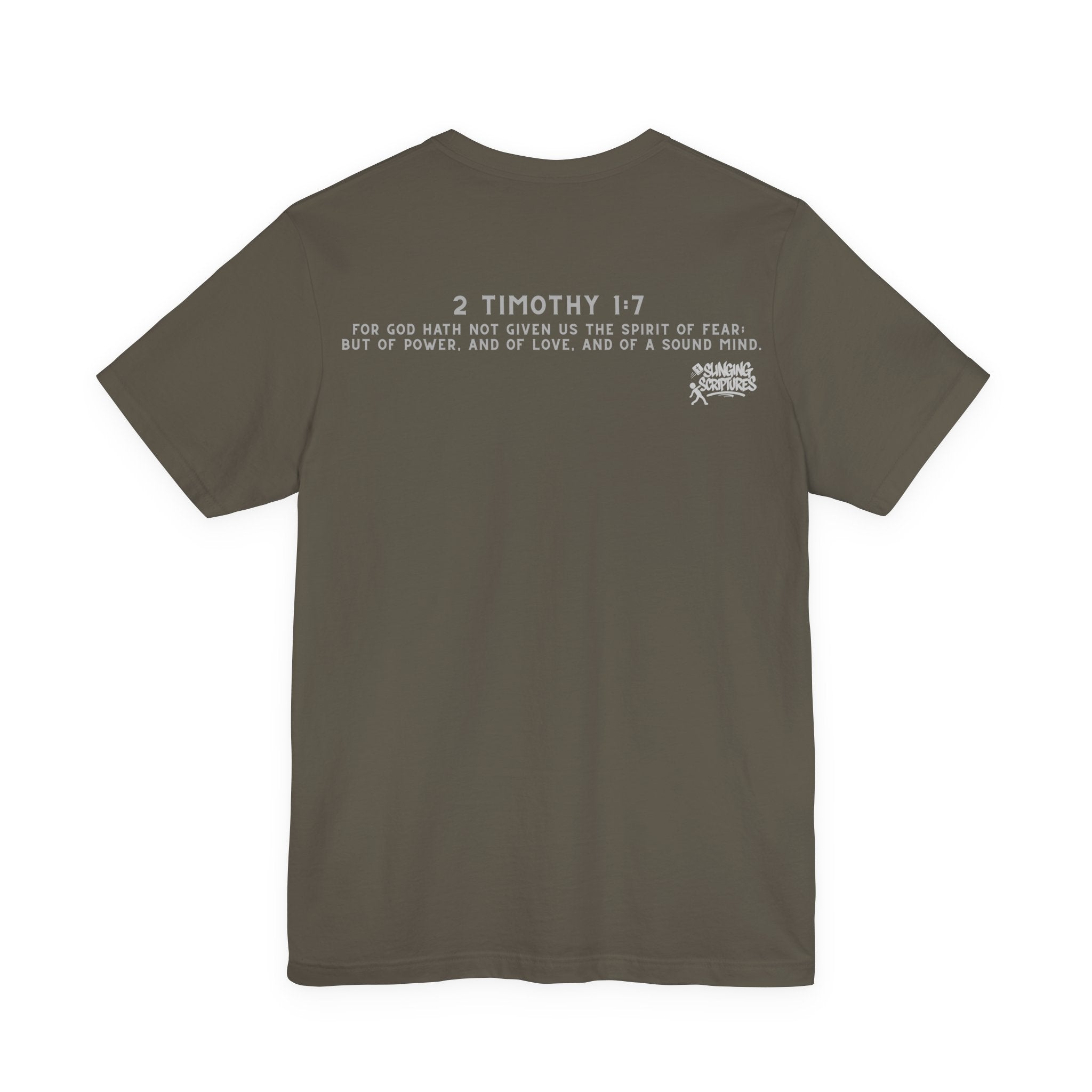 Spirit of Power — 2 Timothy 1:7 | Unisex Jersey Short Sleeve Christian T-Shirt
