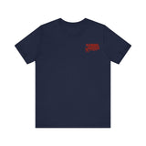 The Tongue Is a Fire — Matthew 12:36-37 Tee | Unisex Jersey Short Sleeve Christian T-Shirt