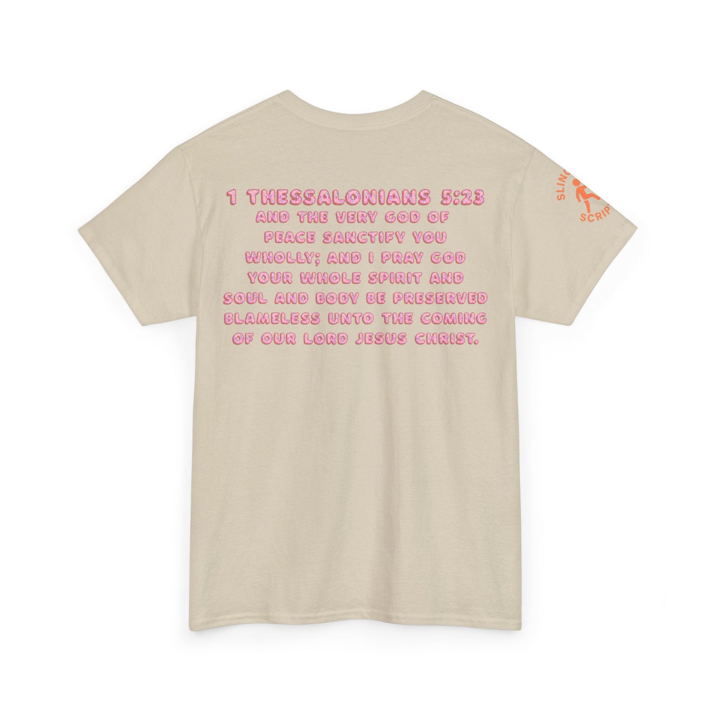 Donut Worry Inspirational Tee | Unisex Heavy Cotton Christian T-Shirt | Faith-Based Apparel | Positive Message Gift