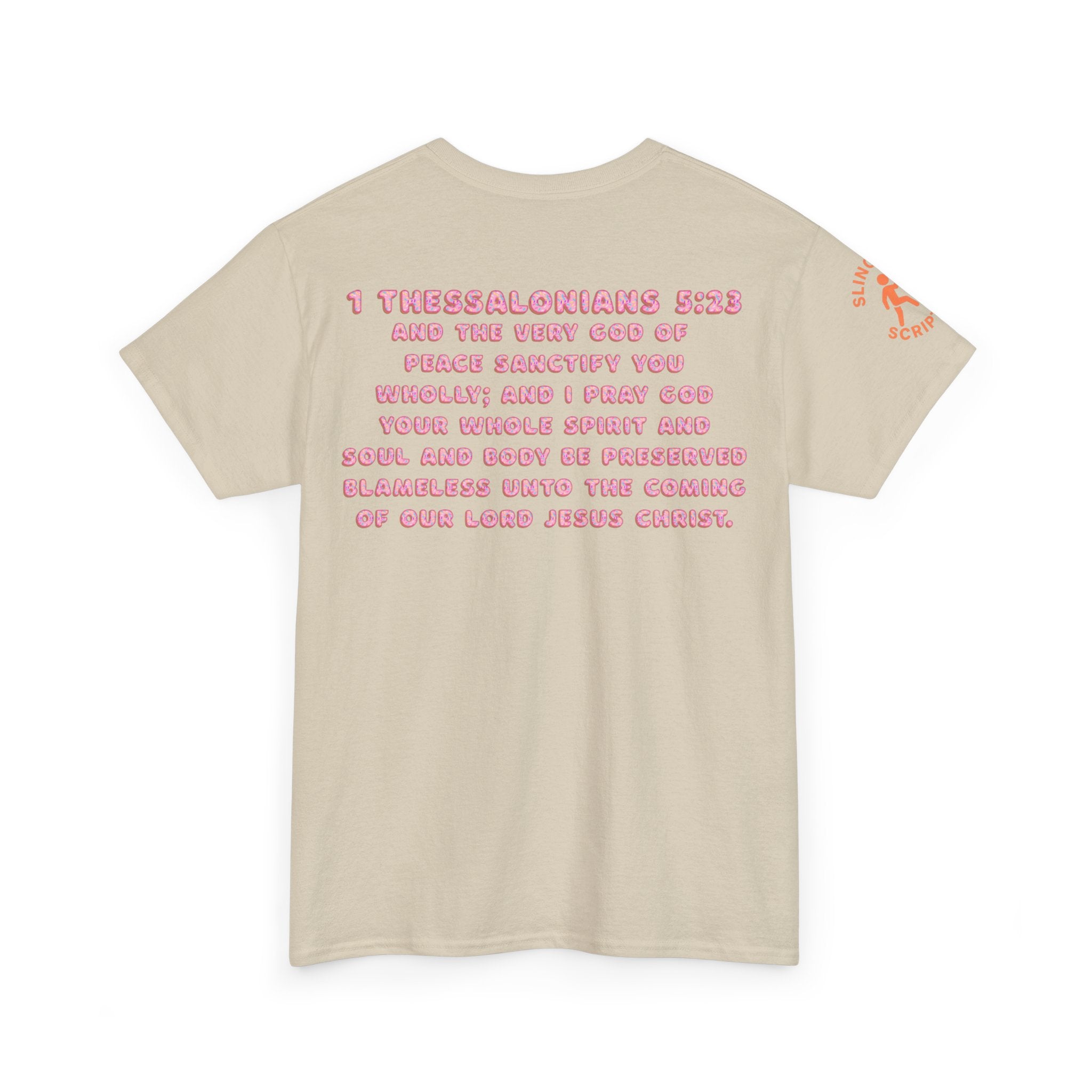Donut Worry Inspirational Tee | Unisex Heavy Cotton Christian T-Shirt | Faith-Based Apparel | Positive Message Gift