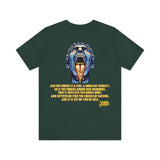 The Tongue Is a Fire — James 3:6 | Unisex Jersey Short Sleeve Christian T-Shirt