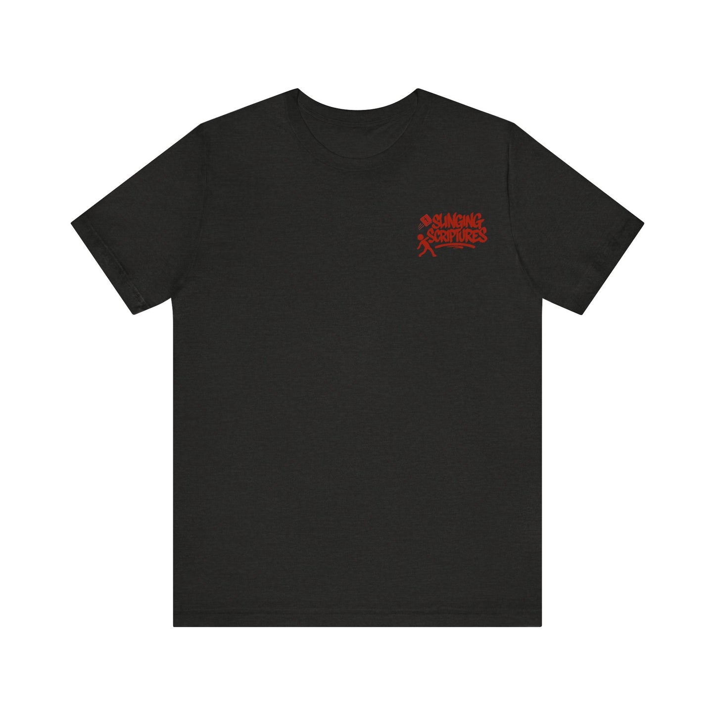 The Tongue Is a Fire — Matthew 12:36-37 Tee | Unisex Jersey Short Sleeve Christian T-Shirt
