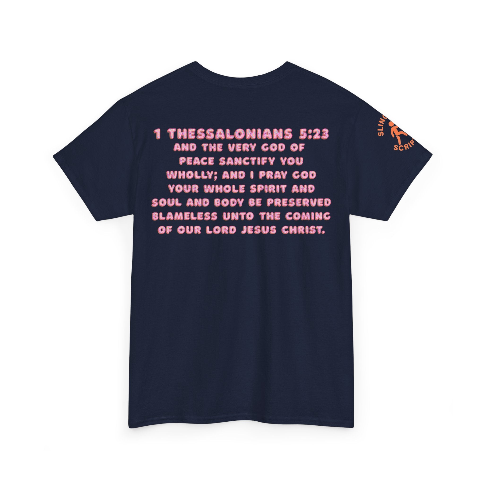 Donut Worry Inspirational Tee | Unisex Heavy Cotton Christian T-Shirt | Faith-Based Apparel | Positive Message Gift