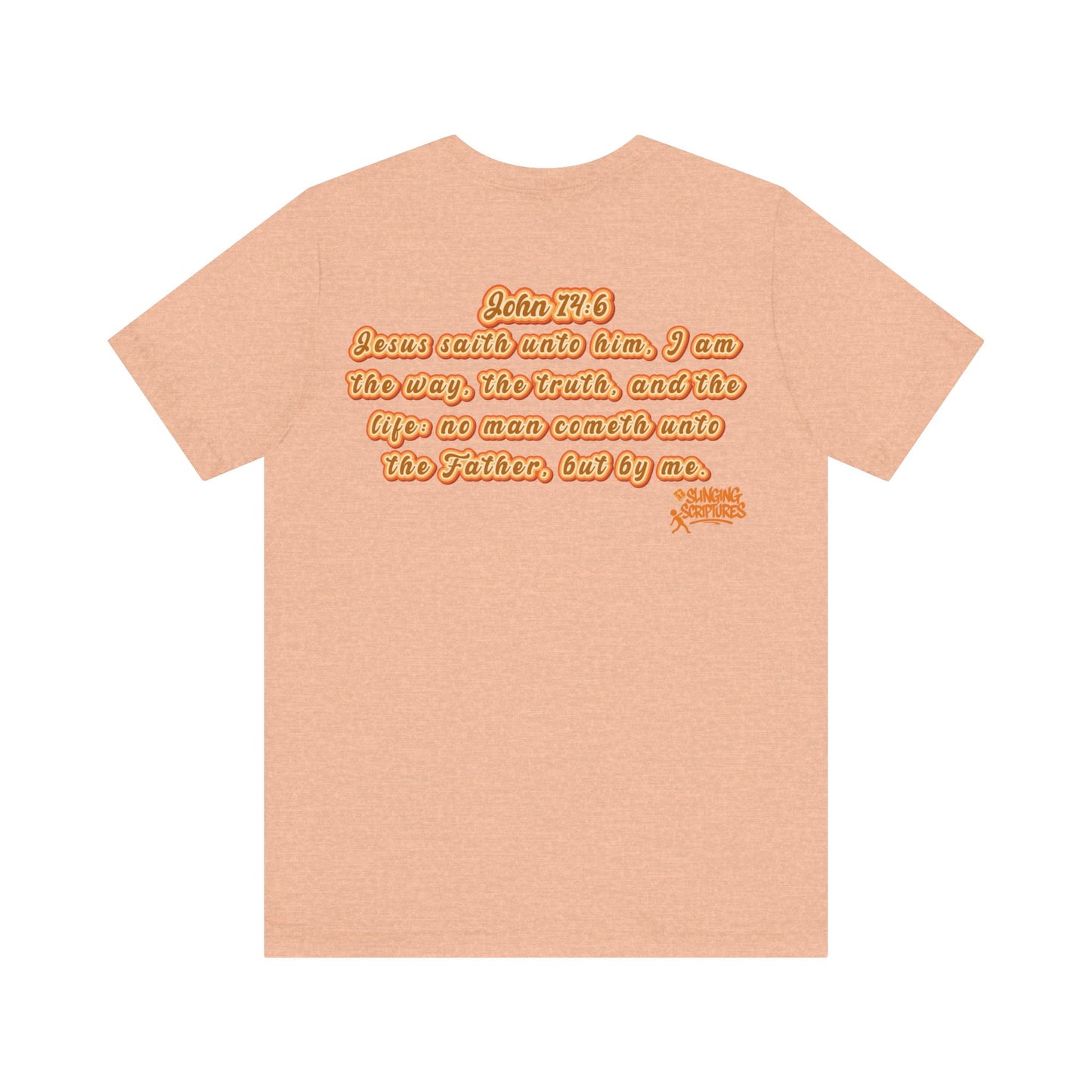 BRB — Jesus Retro Script | John 14:6 Unisex Jersey Short Sleeve Christian T-Shirt