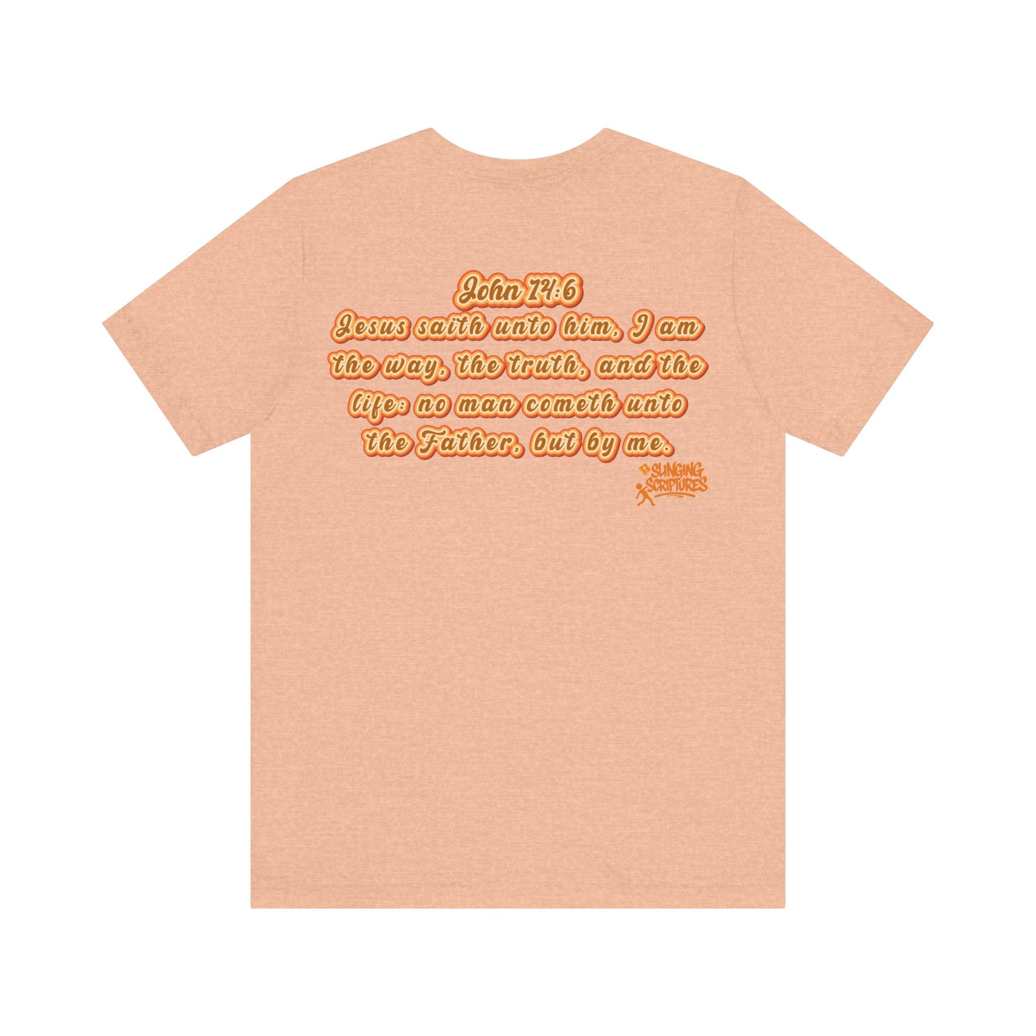 BRB — Jesus Retro Script | John 14:6 Unisex Jersey Short Sleeve Christian T-Shirt