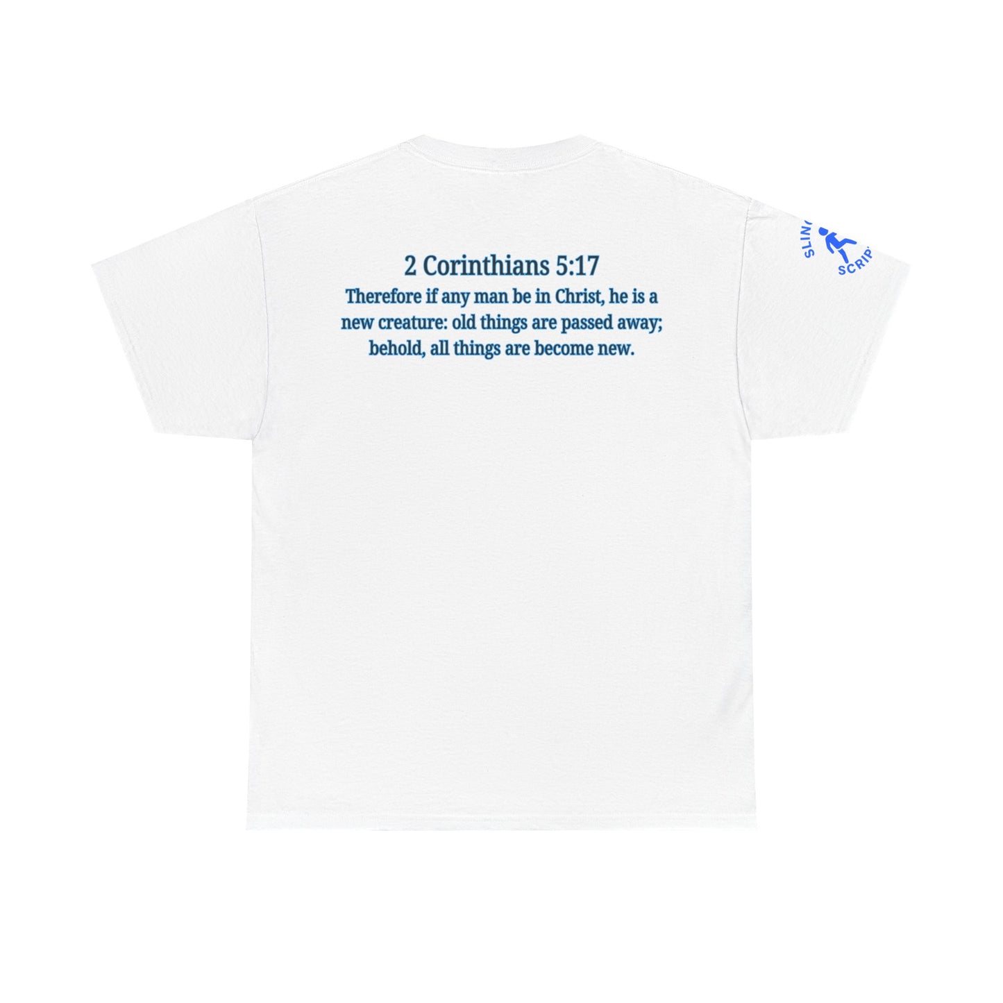 Restored by the Lord Tee | 2 Corinthians 5:17 Scripture Shirt | Christian Rebuild T-Shirt | Unisex Heavy Cotton Tee