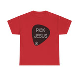 Luke 19:10 “Pick Jesus” Christian T-Shirt | Unisex Heavy Cotton Faith & Worship Tee