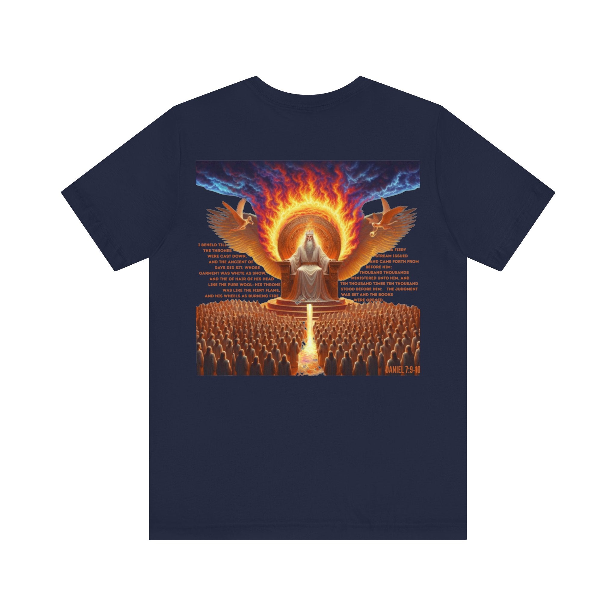 Ancient of Days — Daniel 7:9-10 | Unisex Jersey Short Sleeve Christian T-Shirt