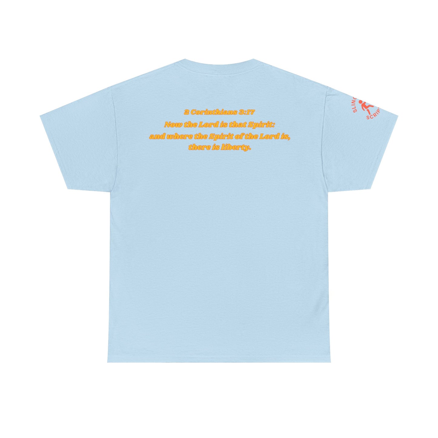 Catch the Spirit — 2 Corinthians 3:17 Retro Skate | Unisex Heavy Cotton Christian T-Shirt