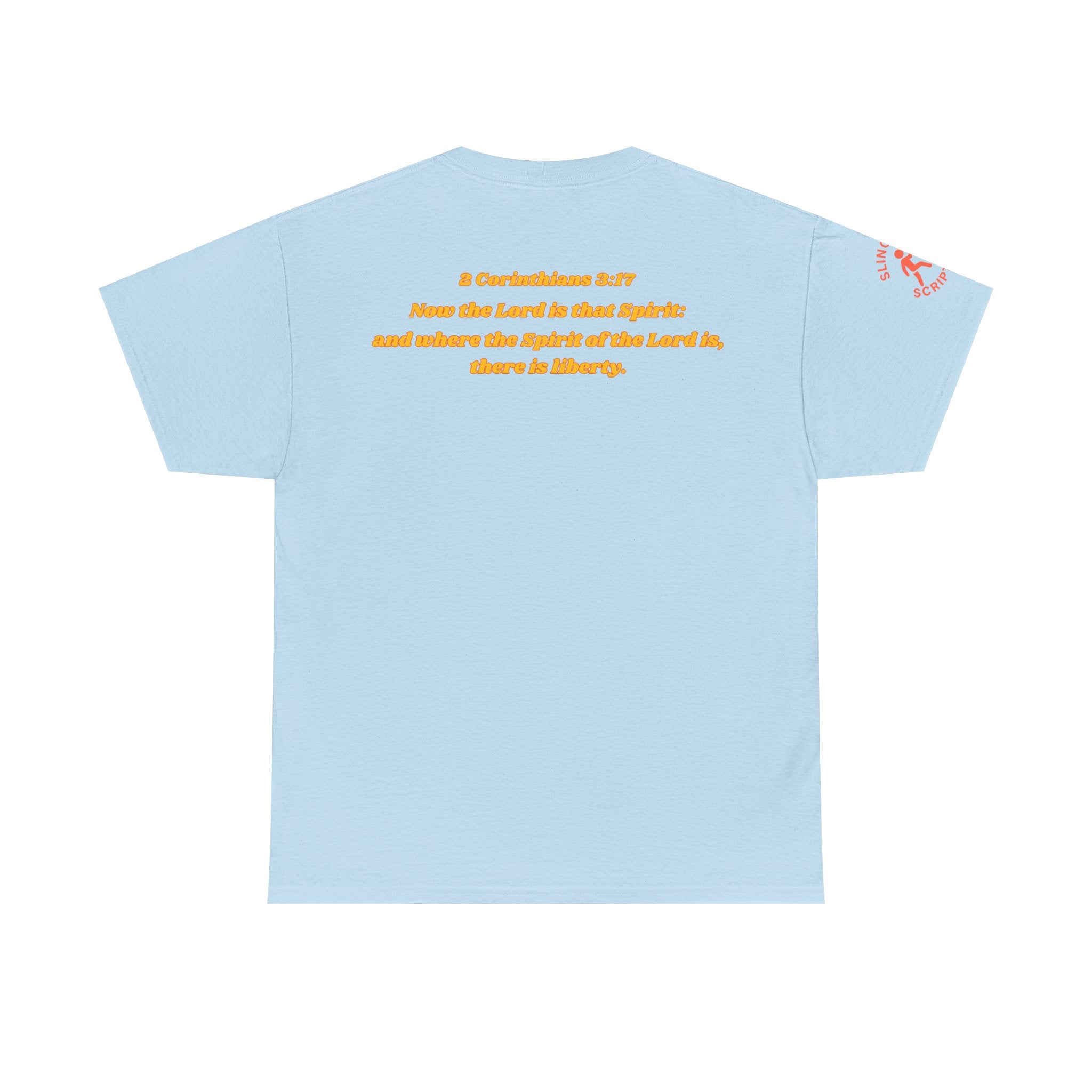 Catch the Spirit — 2 Corinthians 3:17 Retro Skate | Unisex Heavy Cotton Christian T-Shirt