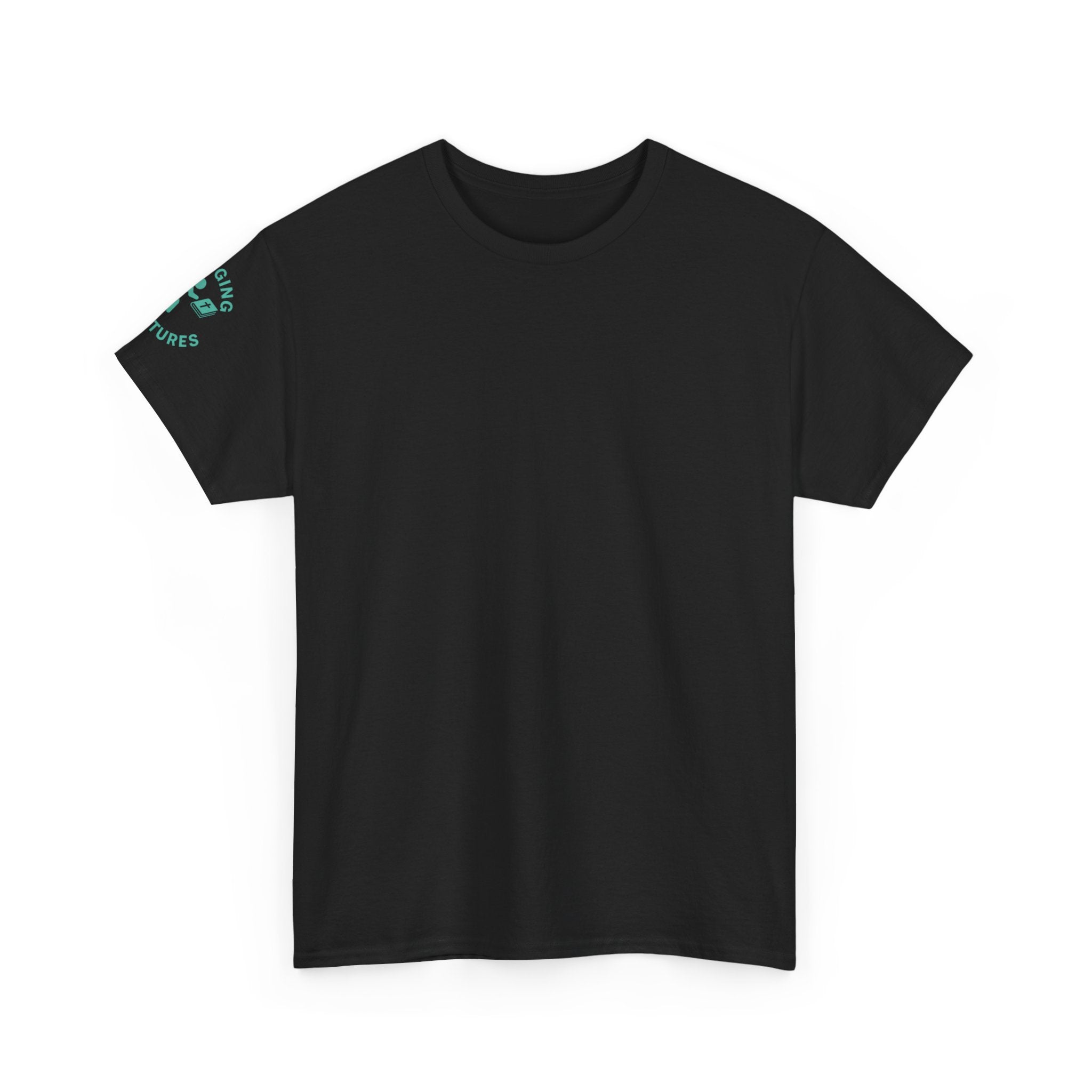 Rejoice & Be Glad — Psalm 118:24 Pop-Color Back Print | Unisex Heavy Cotton Christian T-Shirt