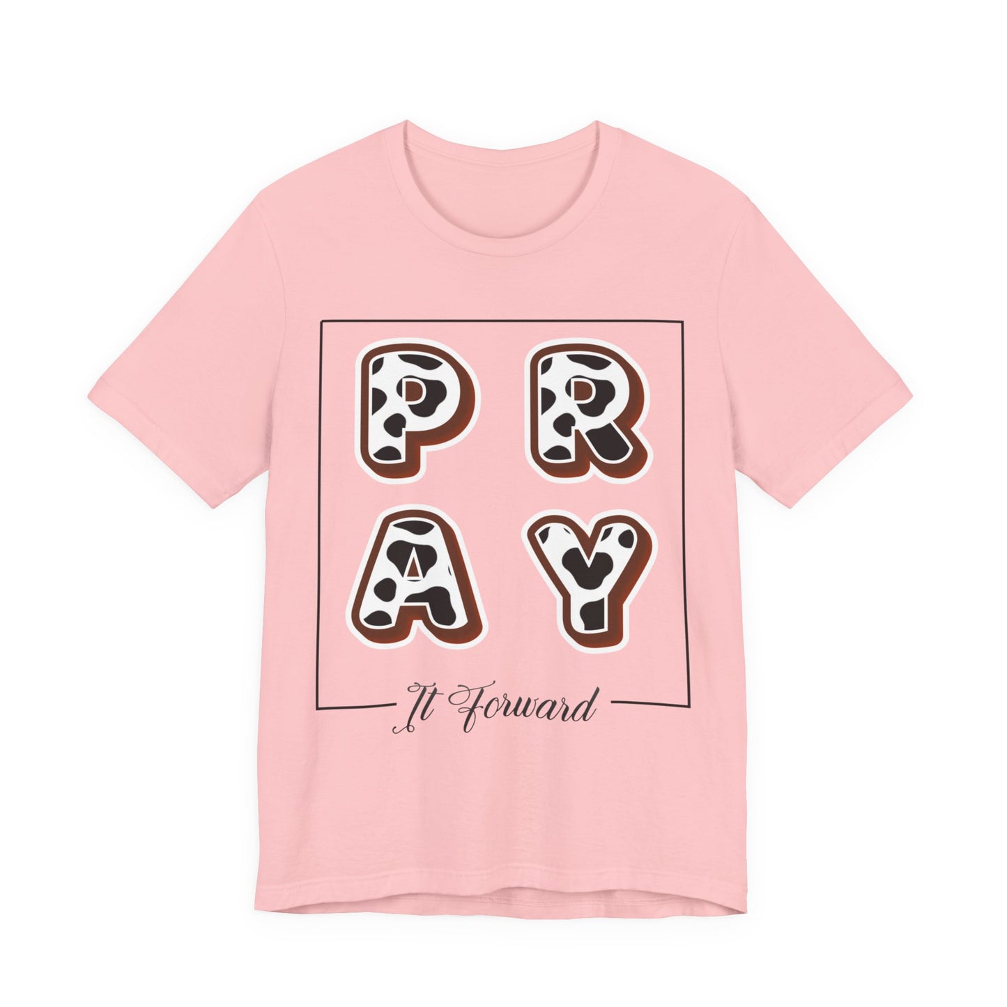 Pray It Forward Tee — Romans 12:12 | Unisex Christian Jersey T-Shirt | Inspirational Prayer Shirt | Faith-Based Apparel