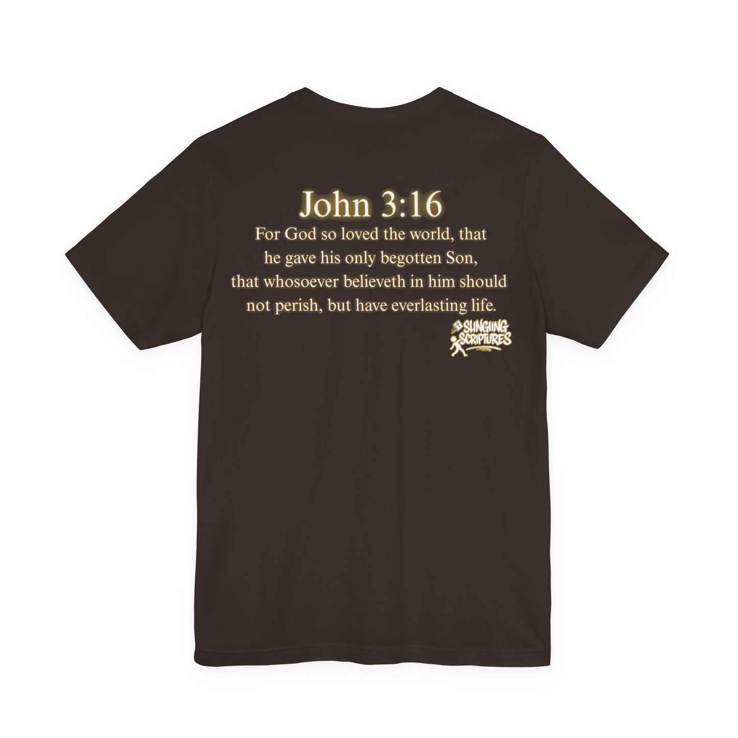 God So Loved the World — John 3:16 | Unisex Jersey Short Sleeve Christian T-Shirt