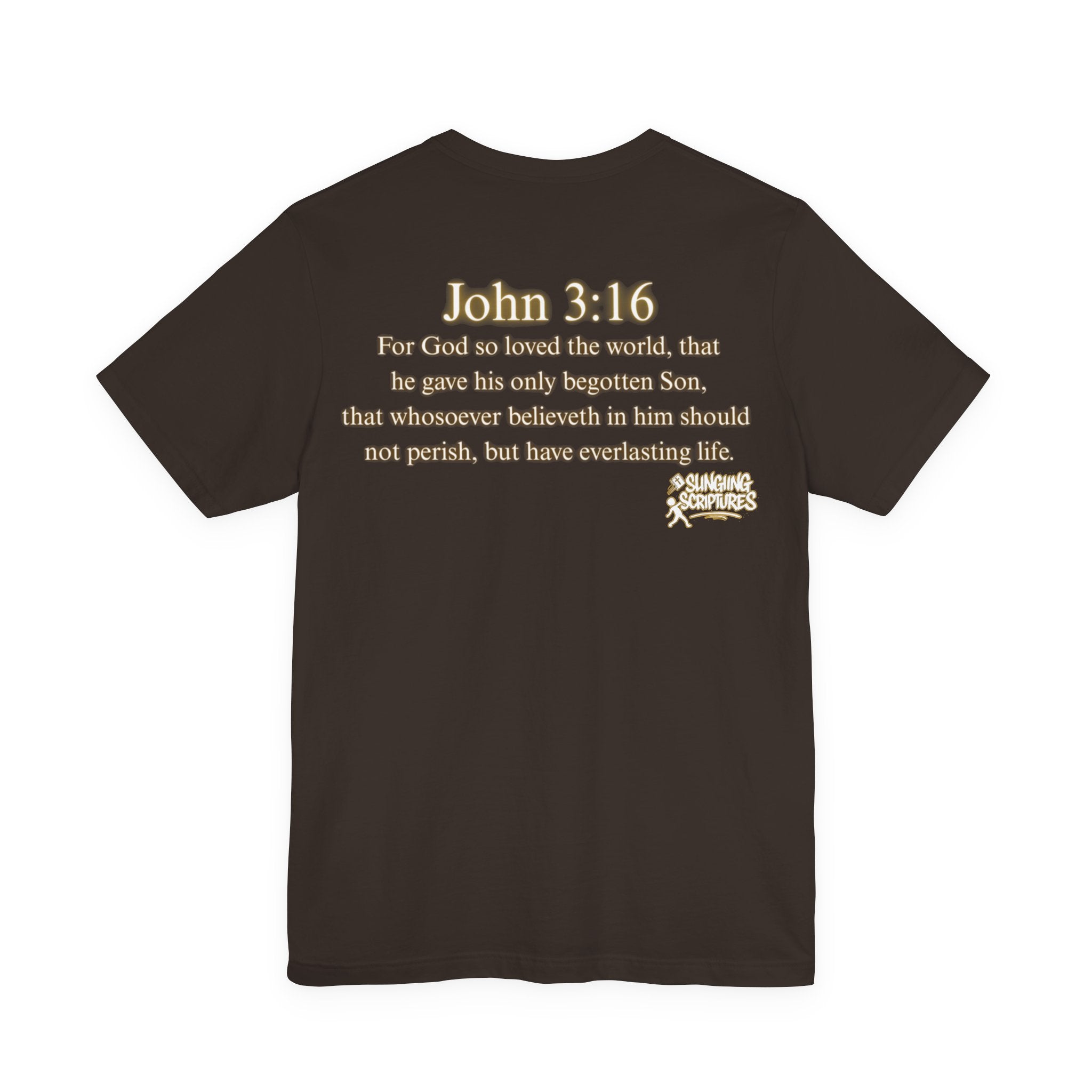 God So Loved the World — John 3:16 | Unisex Jersey Short Sleeve Christian T-Shirt