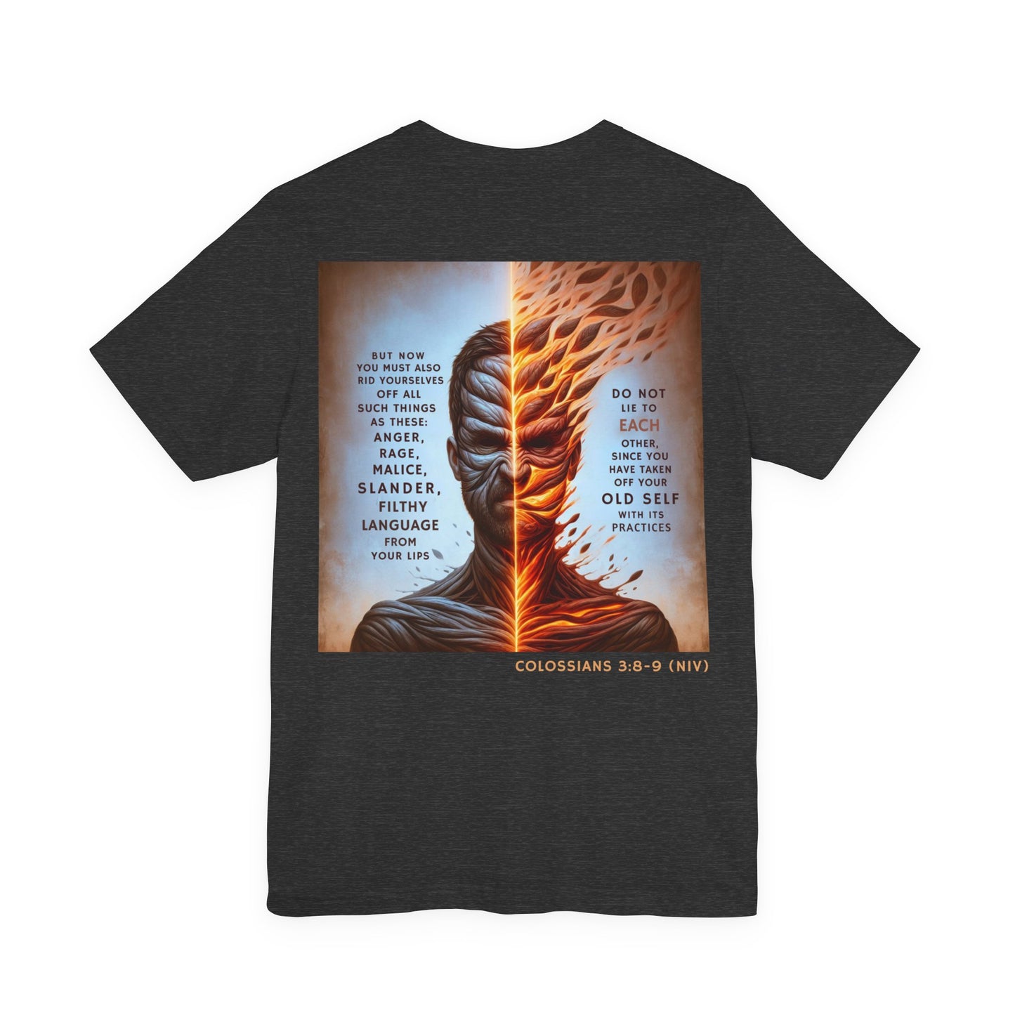 Put Off the Old Self — Colossians 3:8-9 Tee | Unisex Jersey Short Sleeve Christian T-Shirt