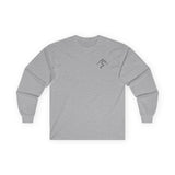 Walk With Purpose — Minimalist Mountain Long Sleeve Tee | Unisex Ultra-Cotton