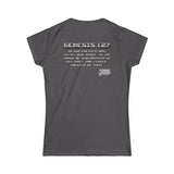 Made in the Image of God | Genesis 1:27 Christian Minecraft-Inspired Women’s Tee