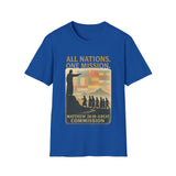 All Nations. One Mission. | Matthew 28:19 Great Commission Tee | Unisex Christian T-Shirt