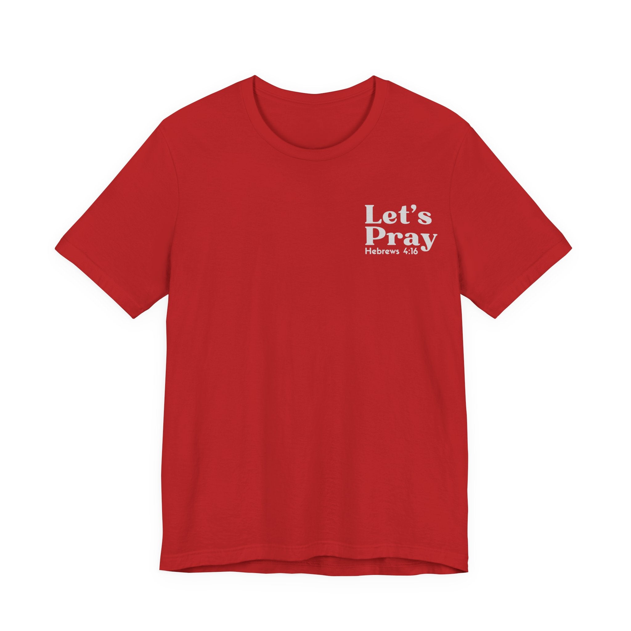 Need Prayer? Tap My Shoulder | Hebrews 4:16 Christian Outreach Jersey T-Shirt
